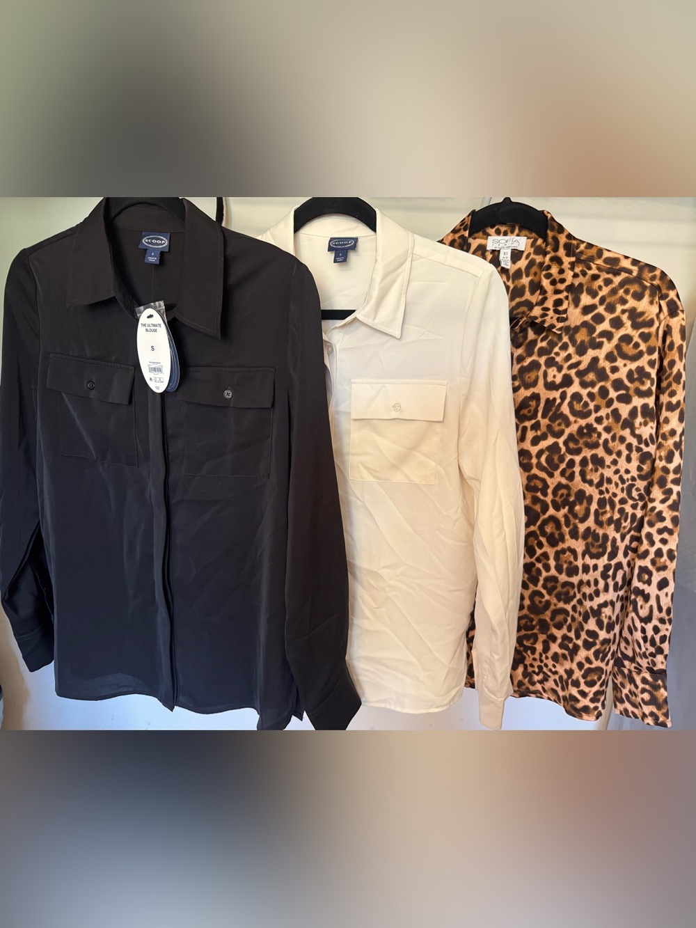 Akris Punto Black Button-Front Utility Blouse